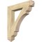 Ekena Millwork Olympic Arts & Crafts Rough Sawn Bracket, Douglas Fir, 6"W x 38"D x 42"H BKT06X38X42OLY03RDF - alternate 1